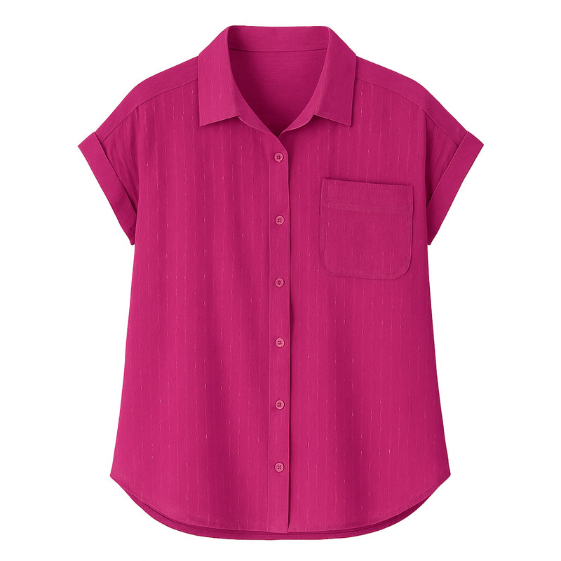 شومیز بدون آستین یقه برگردان زنانه مدل 28160