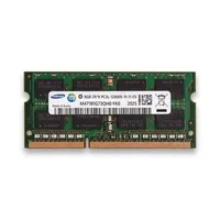رم لپ‌تاپ DDR3 8 گیگابایت تک کاناله سامسونگ مدل PC3L 12800S فرکانس 1600 مگاهرتز تایمینگ CL11 ولتاژ 1.35 ولت SO-DIMM