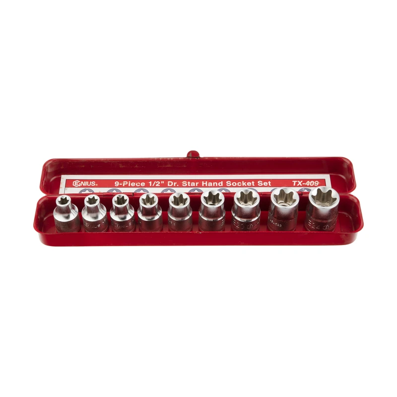 سری بکس E جنیوس تولز مدل tx-409 کد 34 مجموعه 9 عددی