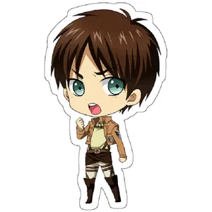 استیکر لپ تاپ مدل Chibi Eren AOT