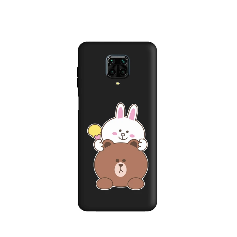 کاور قاب گارد طرح خرگوشی و خرسی کد s9036 مناسب برای گوشی موبایل شیائومی Redmi Note 9s / Redmi Note 9 Pro