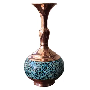 گلدان  فیروزه کوبی مدل لعیا کد 600
