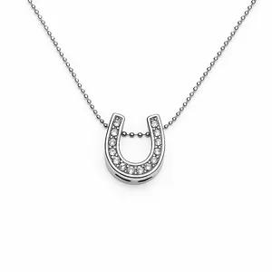 گردنبند زنانه طرح نعل اسب کد AKH-307