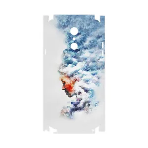 MAHOOT Women and the Cloud Digital Art-FullSkin Cover Sticker for LG Q Stylus
