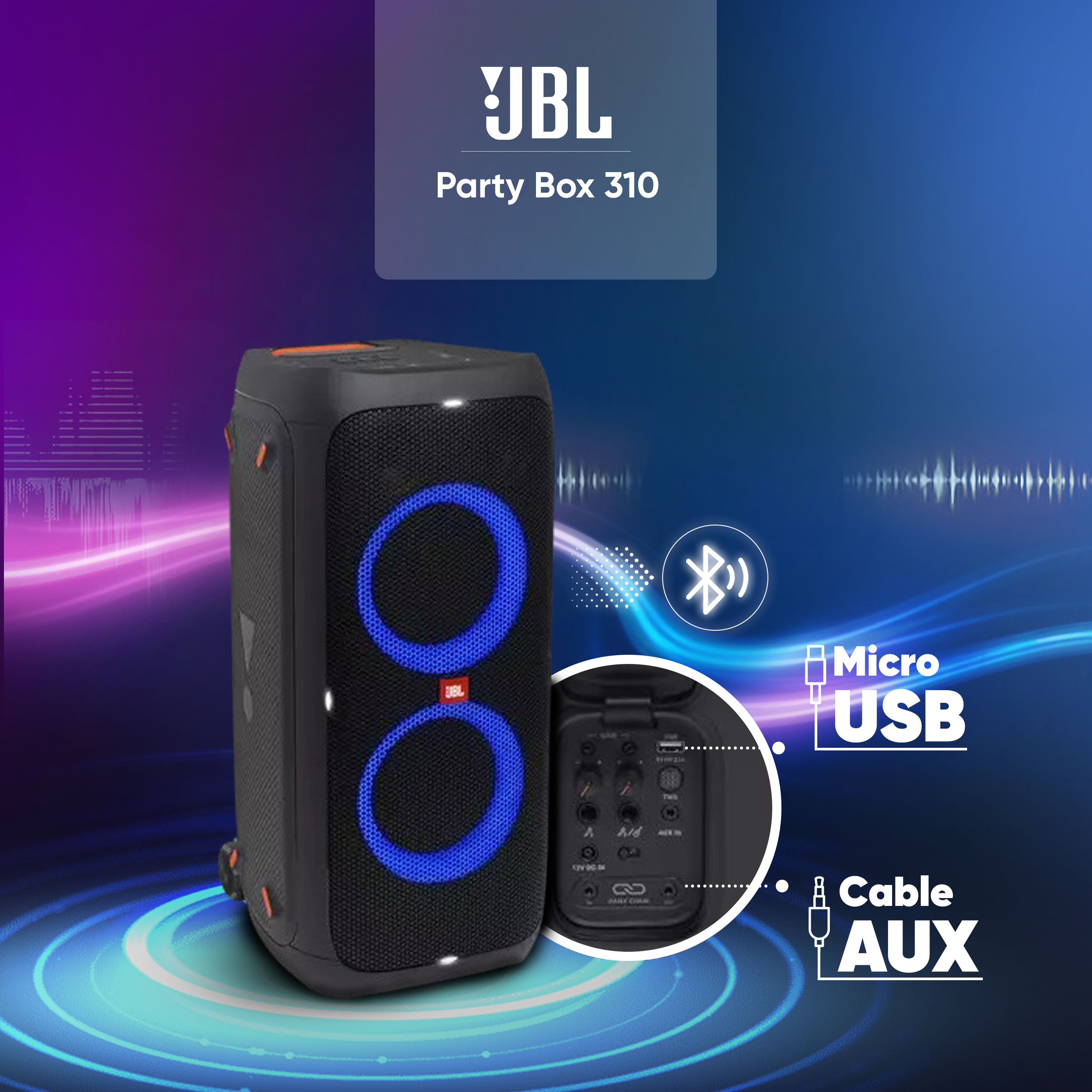 JBL PARTYBOX310 Bluetoothスピーカー ワイヤレス
