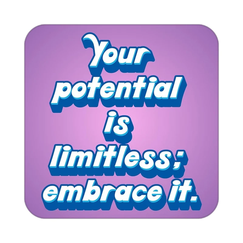 زیر لیوانی کاکتی طرح جملات انگیزشی و مثبت مدل mp24973