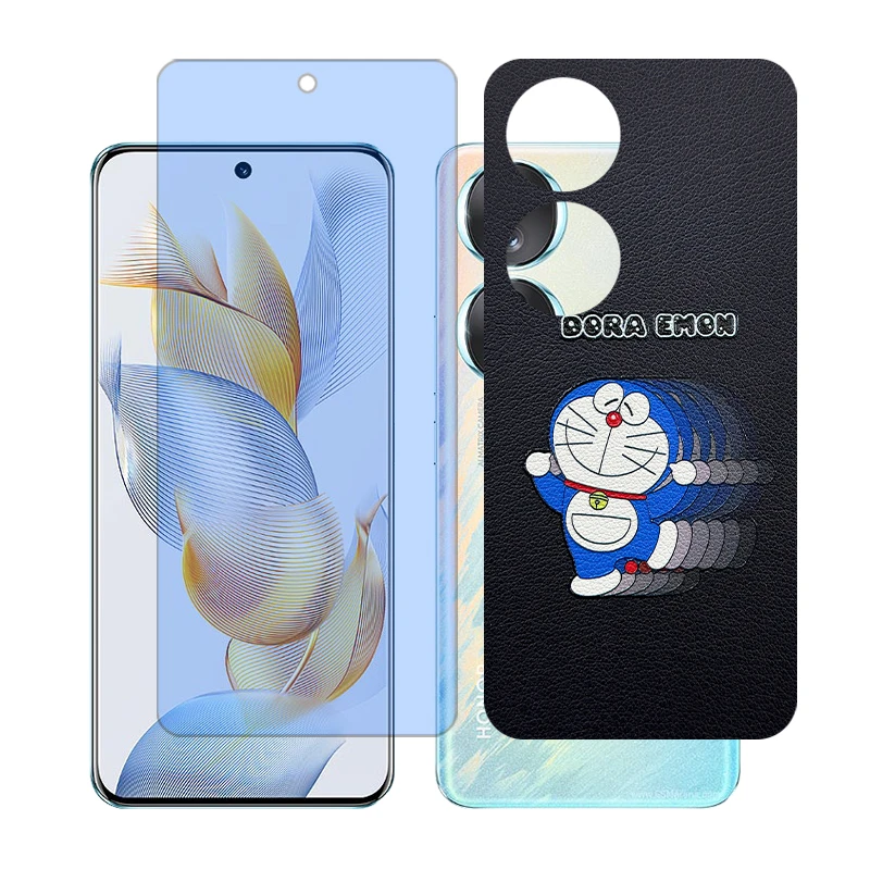 محافظ صفحه نمایش مات آنتی بلو گلس مدل Together مناسب برای گوشی موبایل آنر 70 به همراه برچسب پوششی پشت گوشی