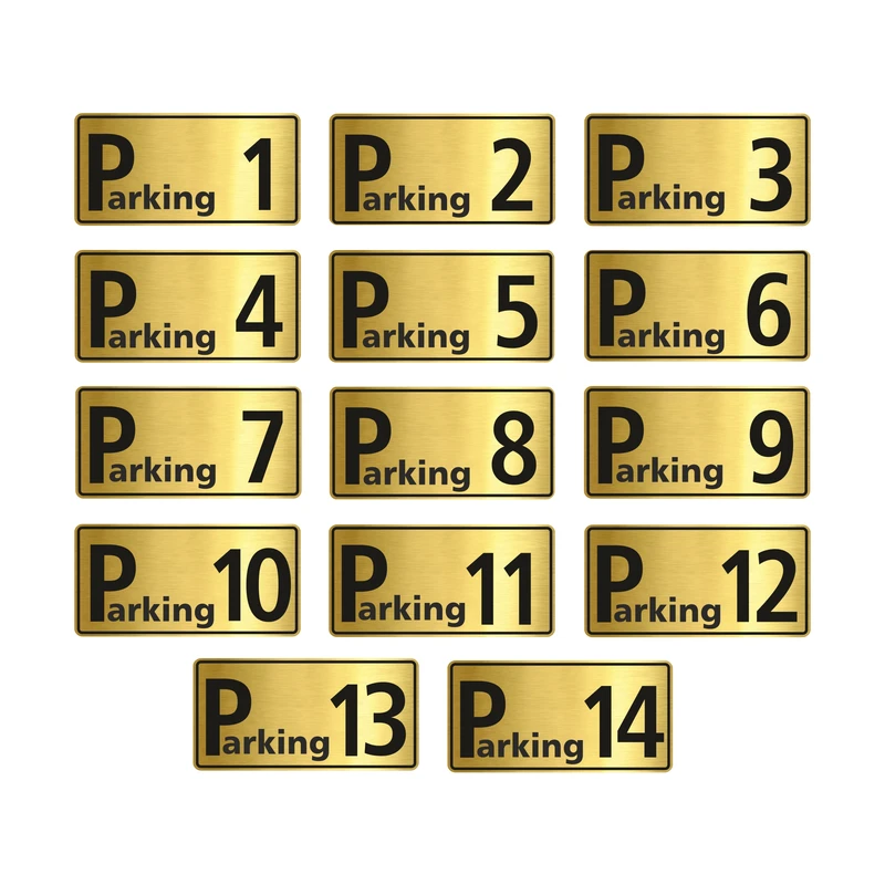 تابلو راهنما طرح پارکینگ مدل GNG614 مجموعه 14 عددی