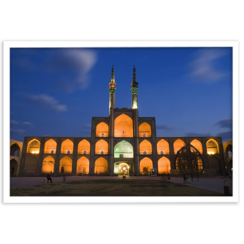 تابلو نوری بکلیت مدل طرح بنای تاریخی مسجد امیر چخماق یزد مدل W-s28
