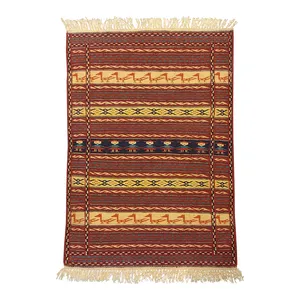 گلیم دستباف یک متری مدل کلات خراسان کد 5027