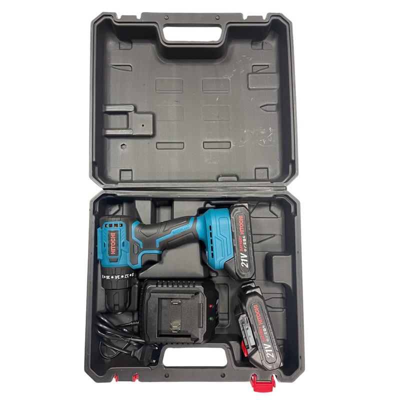 پیچ گوشتی شارژی چکشی هیتوچی مدل براشلس 9521