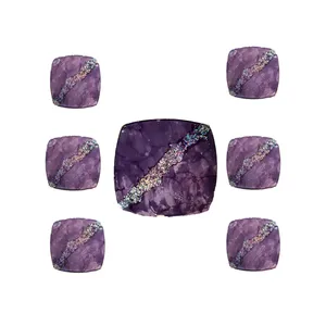 مجموعه ظروف هفت سین 7 پارچه مدل ارغوان کد 656h
