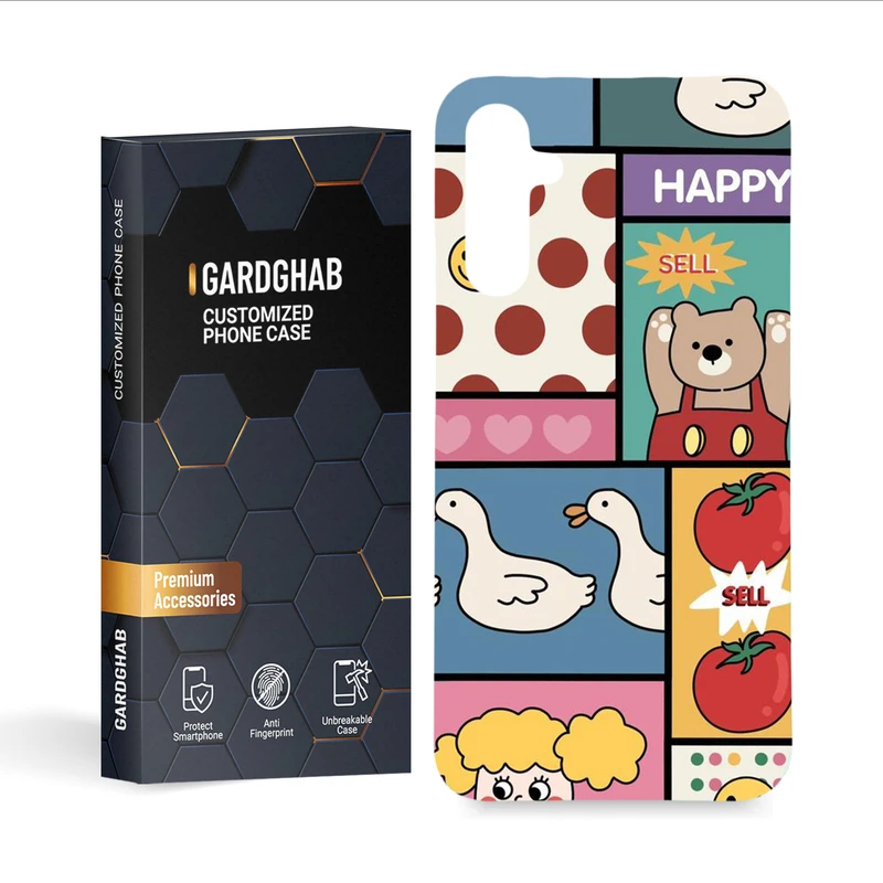   کاور گارد قاب مدل دخترانه مناسب برای گوشی موبایل سامسونگ Galaxy a34 5g