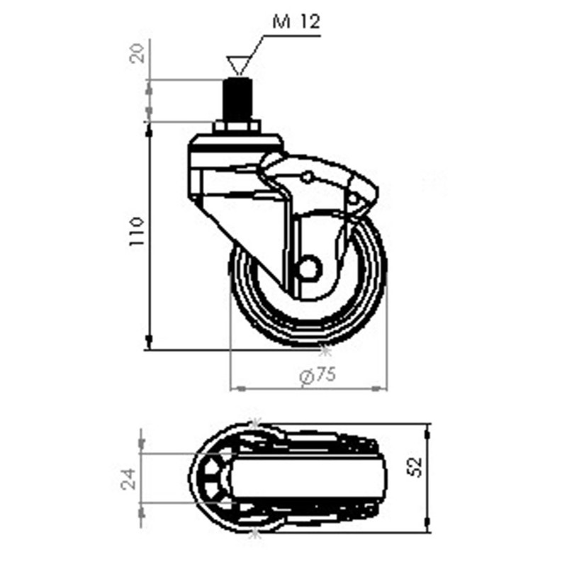 چرخ گردان مدل 7.5 075AN