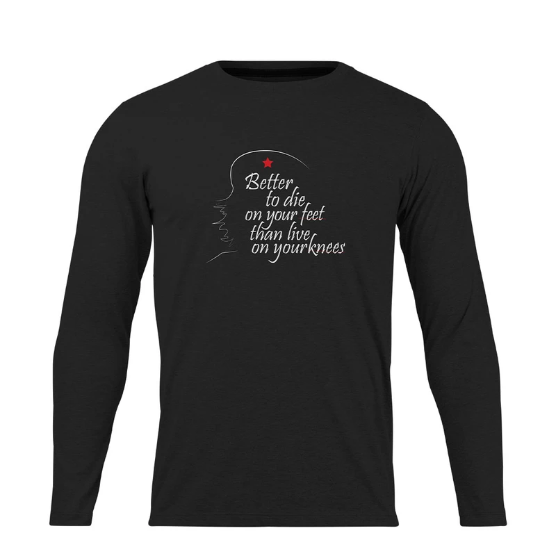 تی‌شرت آستین بلند مردانه اسکرین شاپ مدل چه گوارا کد BL08