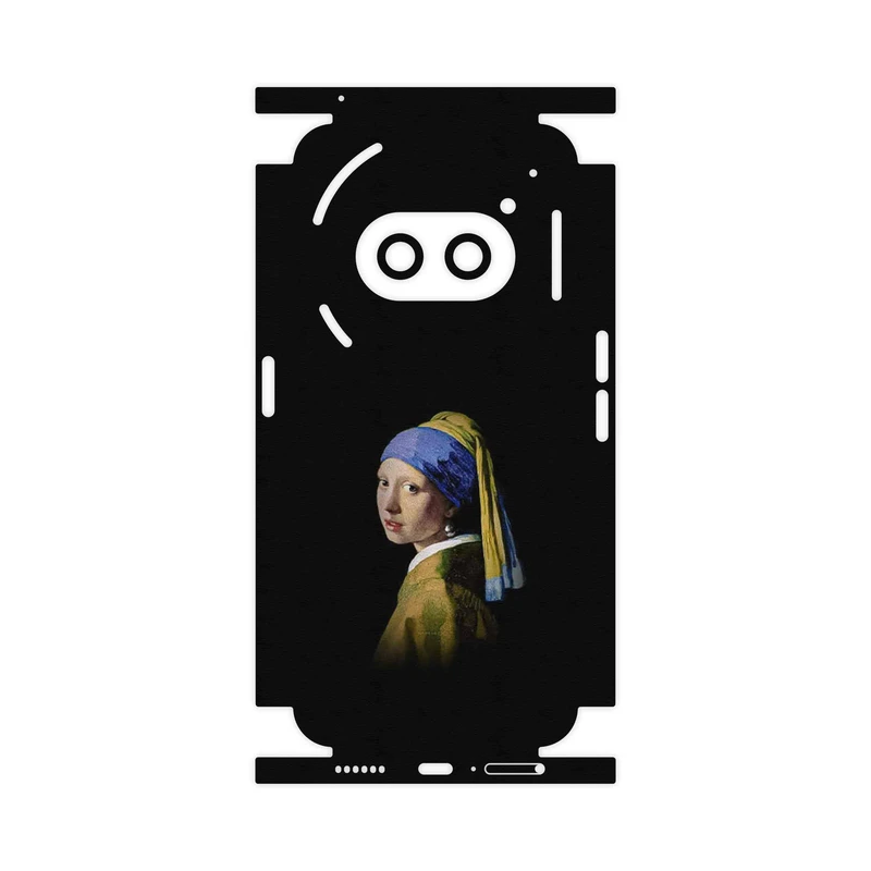 برچسب پوششی ماهوت مدل Girl with a Pearl Earring of Vermeer-FullSkin مناسب برای گوشی موبایل ناتینگ Phone 2a