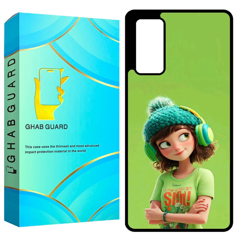 کاور قاب گارد طرح دختر مدل GCHPS20F مناسب برای گوشی موبایل سامسونگ Galaxy S20 FE 4G / S20 FE 5G / S20 FE 2022