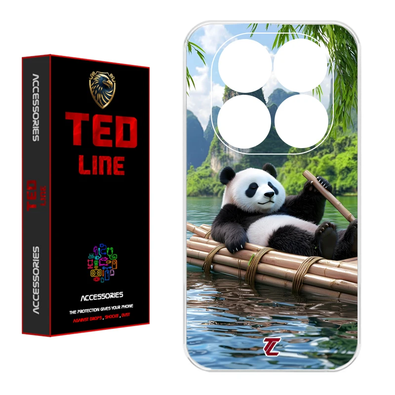 کاور تدلاین طرح پاندا کد 1162 مناسب برای گوشی موبایل شیائومی Redmi Note 14 Pro Plus 5G