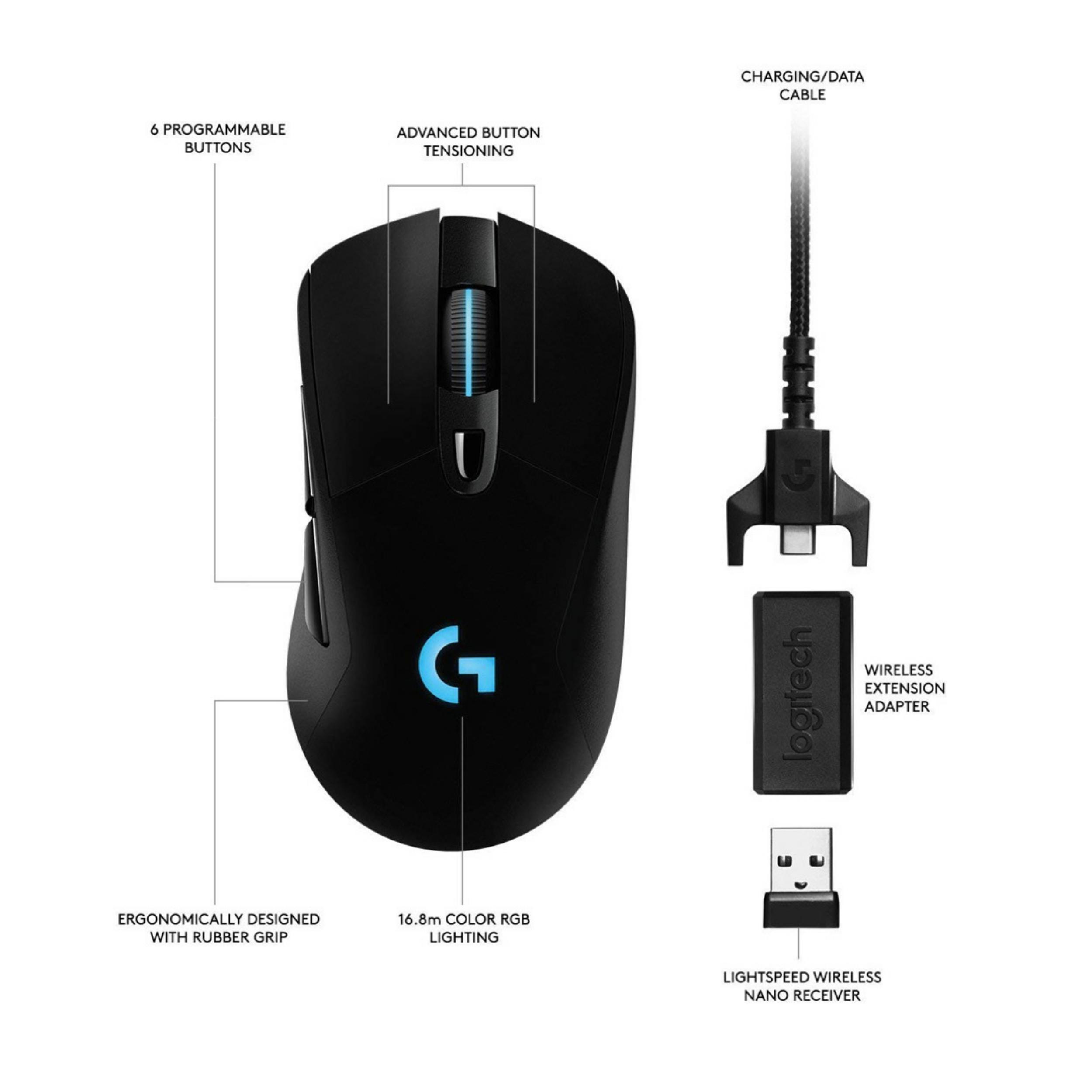 logitech g703 wireless gaming mouse