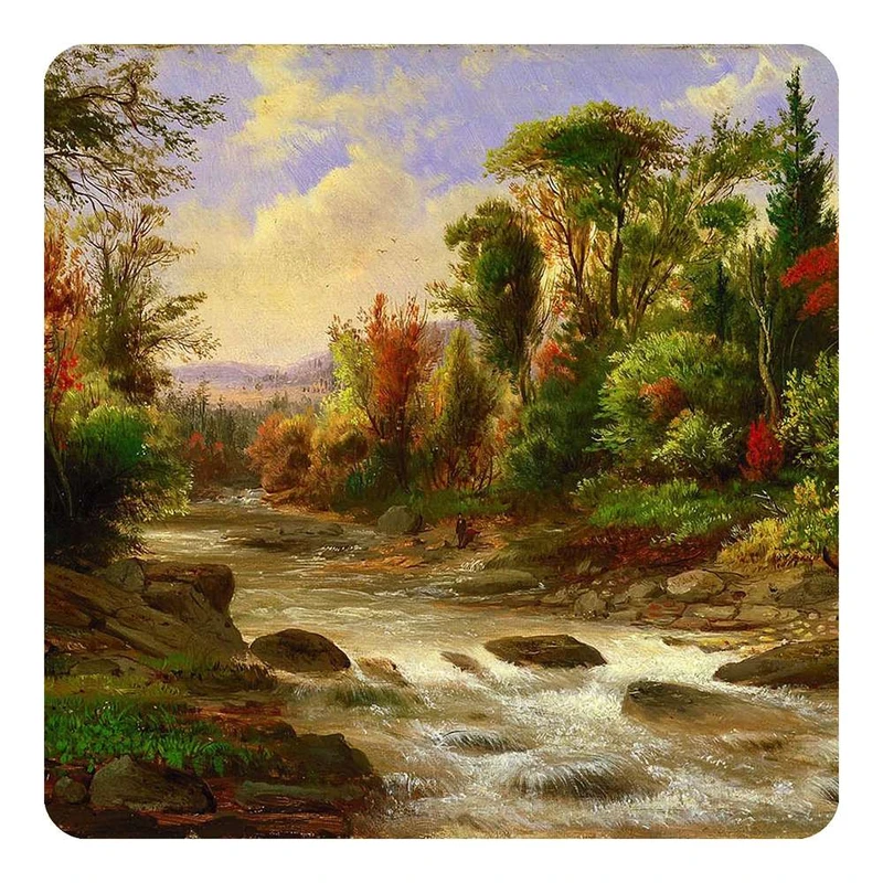 مگنت طرح نقاشی رنگ روغن مدل mg10042