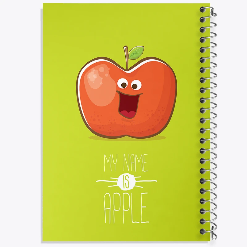 دفتر نت موسیقی 50 برگ خندالو مدل سیب بامزه کد N614