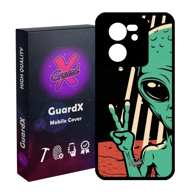 کاور گارد ایکس طرح Alien مدل Glass10499 مناسب برای گوشی موبایل شیائومی 13T/13T Pro/Redmi K60 Ultra