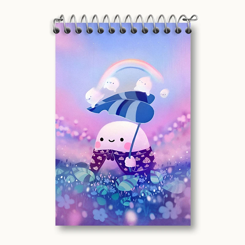 دفتر یادداشت 50 برگ خندالو طرح فانتزی کیوت کد N3805