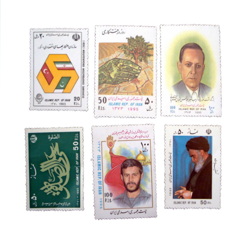 تمبر یادگاری مدل یادبود کد IR5139 مجموعه 6 عددی