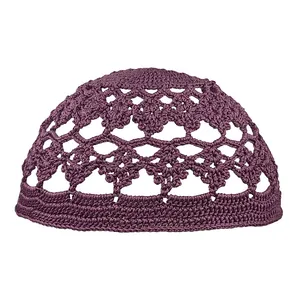 کلاه دستبافت زنانه مدل مکرومه کد 0111555