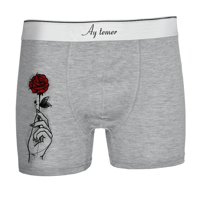 شورت مردانه آی تمر مدل گل رز کد 350