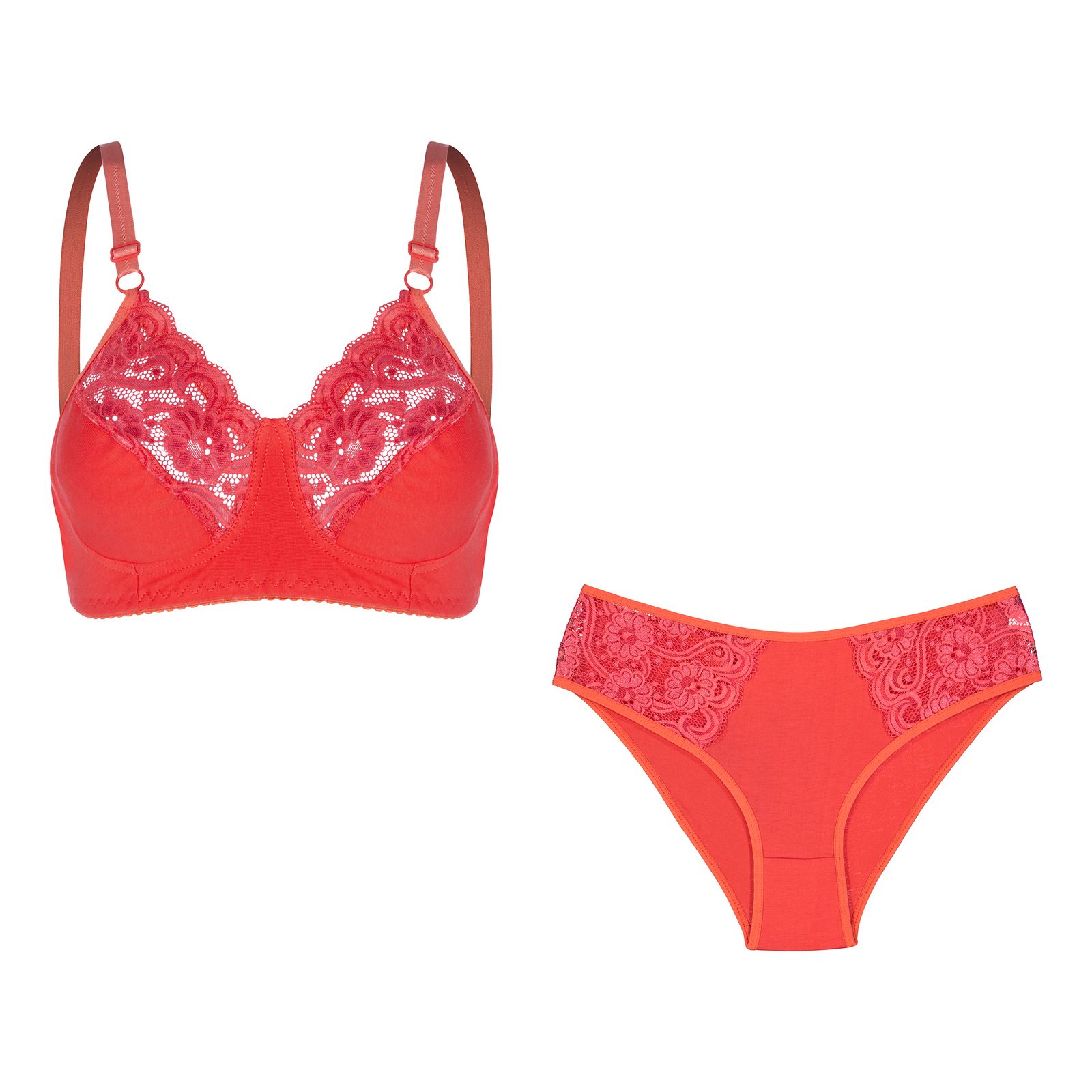 ست شورت و سوتین زنانه بزک مدل بدون فنر کد Go-6630 - - 1