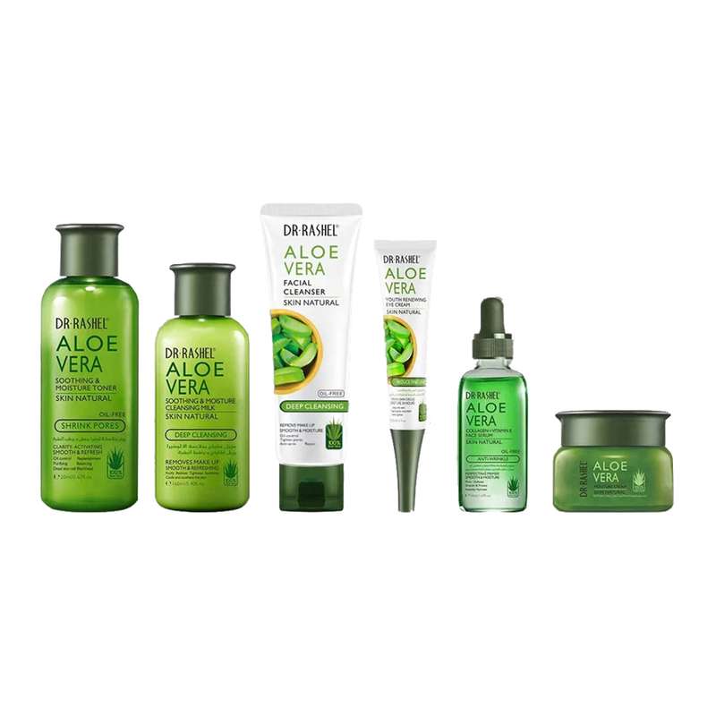 مجموعه مراقبت از پوست دکتر راشل مدل آلوئه ورا  بسته 6 عددی