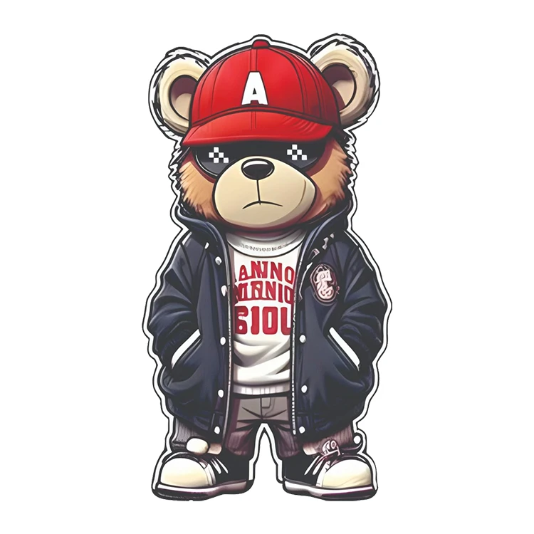 استیکر پارچه و لباس پاد آفرین مدل کارتونی کد S1925