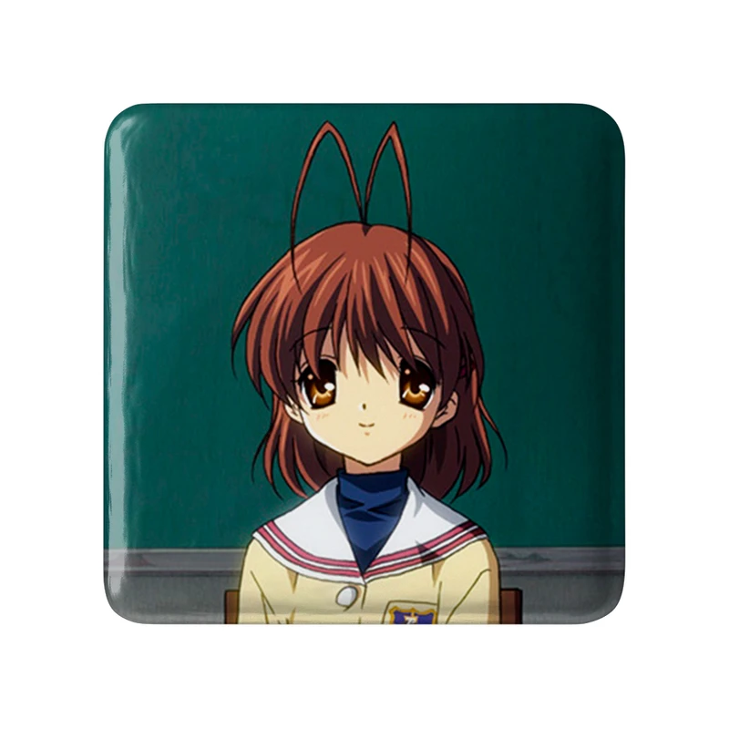 مگنت خندالو طرح ناگیسا انیمه کلاناد Clannad  مدل مربعی کد 22419