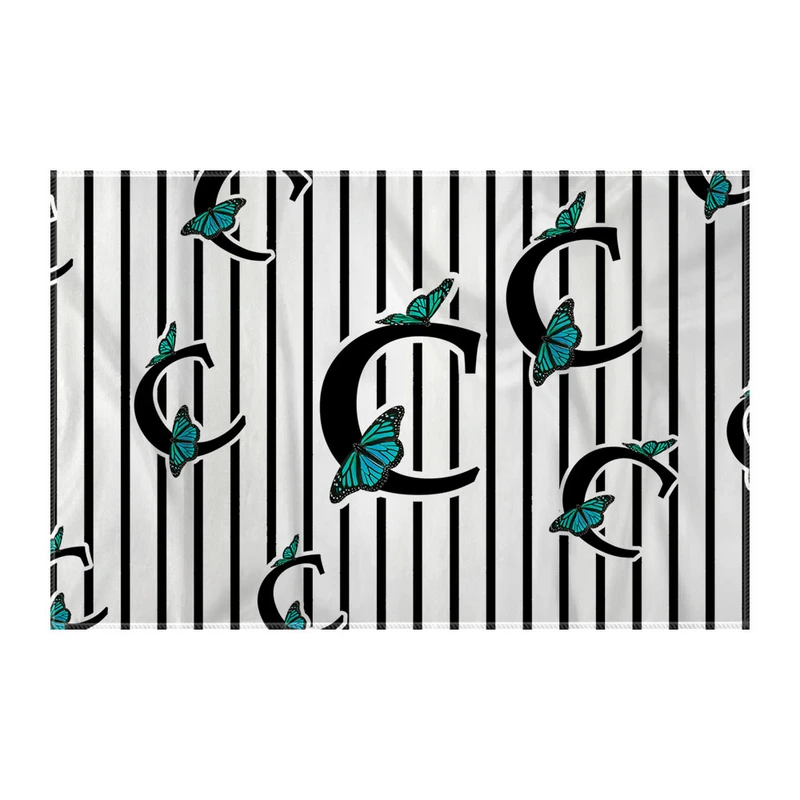 کاغذ کادو ترمه طراحان ایده مدل حرف C پروانه ای کد cfp3005