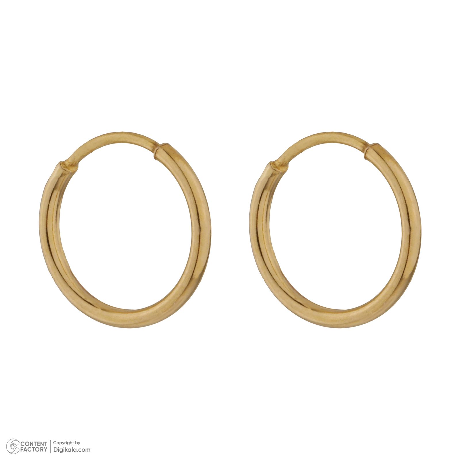 گوشواره طلا 18 عیار دخترانه ناریا مدل T-011 -  - 3