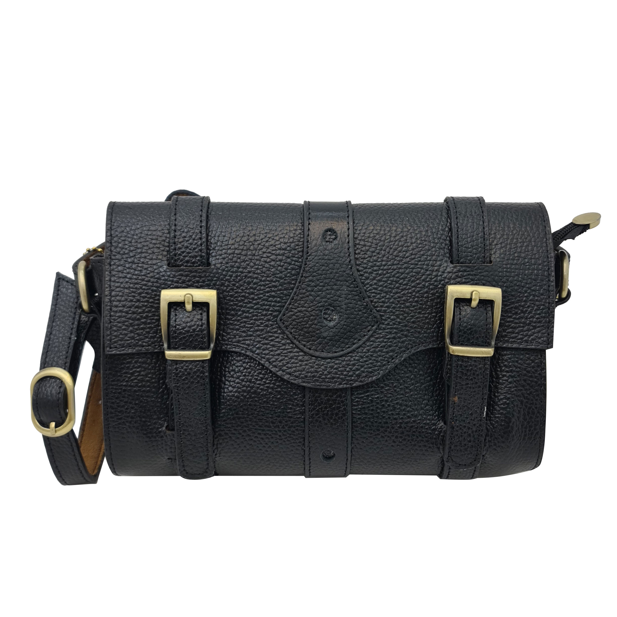 کیف دوشی زنانه مدل راسل چرم طبیعی کد A_880