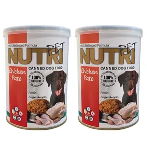 کنسرو غذای سگ نوتری پت مدل Chicken pate وزن 850 گرم بسته 2 عددی