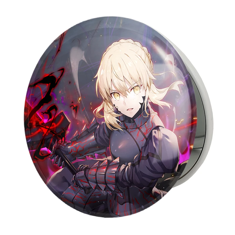 آینه جیبی خندالو طرح التر انیمه فیت استی نایت Fate Stay Night مدل تاشو کد 22739 