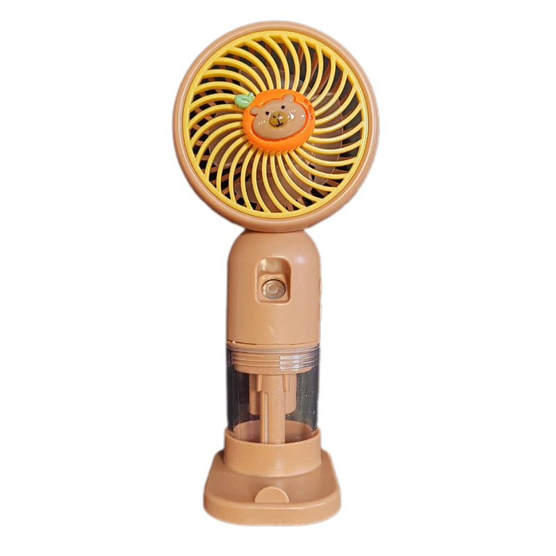 پنکه شارژی مدل مه پاش کد EAPYBARA FAN ظرفیت 500 میلی آمپر ساعت