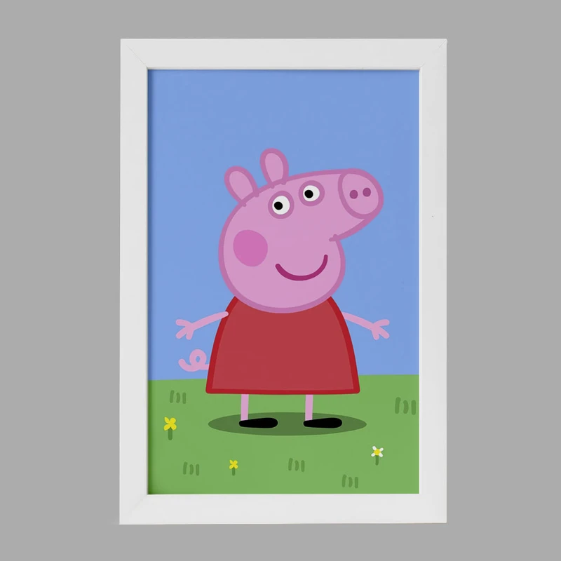 تابلو خندالو مدل پپا انیمه پپاپیک Peppa pig  کد 22067
