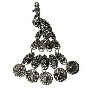 آویز گردنبند مدل طاووس درخشان AG 449