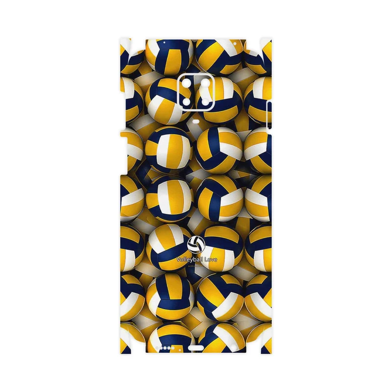 برچسب پوششی ماهوت مدل Volleyball-FullSkin مناسب برای گوشی موبایل شیائومی Redmi Note 9 Pro