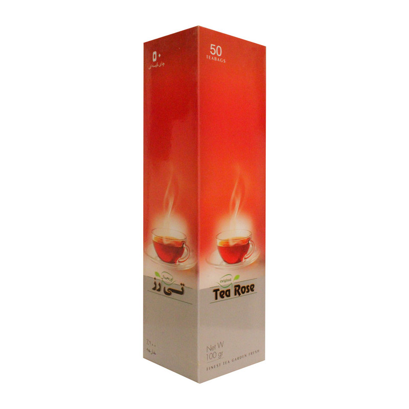 چای سیاه کیسه ای اوریجینال تی رز - 100 گرم بسته 50 عددی