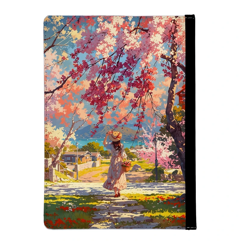 کلاسور مدل دختر و شکوفه های گیلاس کد nc684