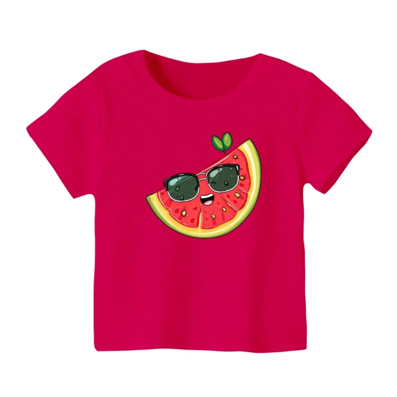 تی شرت آستین کوتاه بچگانه مدل هندوانه یلدایی کد 42