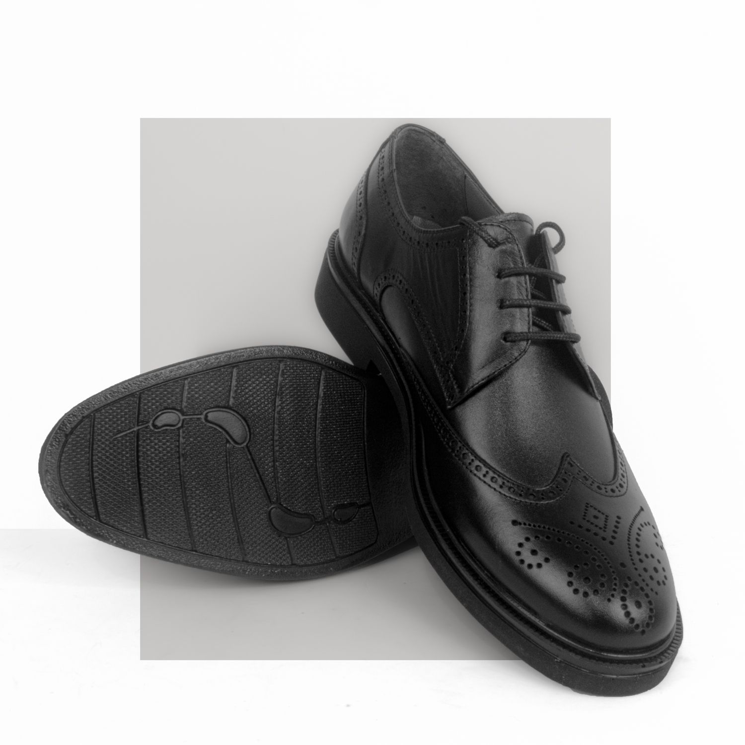 کفش مردانه چرم عطارد مدل SH10 -  - 5