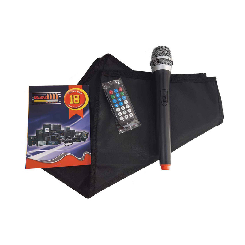 اکو همراه نواساز مدل F4UW به همراه میکروفن بی سیم