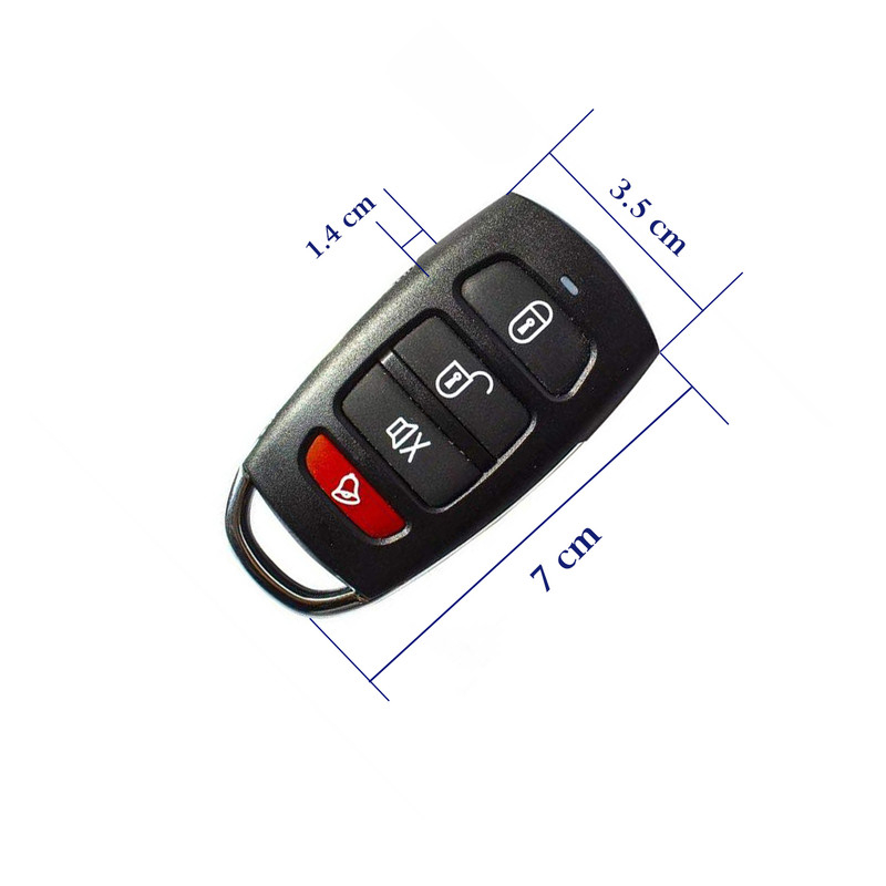 ریموت دزدگیر خودرو چیکال مدل 315 کد P-437 بسته 2 عددی