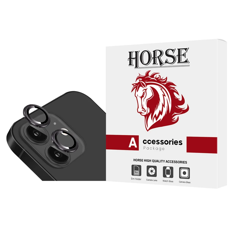 محافظ لنز دوربین هورس مدل RINGHOR مناسب برای گوشی موبایل اپل iPhone 12